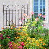 4 Pack Metal Garden Trellis 71" x 17.7" Rustproof Trellis for Climbing Plants Outdoor Flower Support W1586P147482