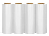 18" x 1000' 80 Gauge 4 Rolls Pallet Wrap Stretch Film Hand Shrink Wrap 36250706