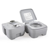 5 Gallon Portable Toilet, Flush Potty, Travel Camping Outdoor W2181P153991