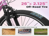 A26261 26 inch's Bicycle, Shock Absorbing Front Fork, 7 - Speed, V - brakes, Mountain Tire, W1856P414853
