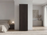 Deftones Storage Cabinet with 4 Shelves for Clothes and Accessories, Modern Design, Walnut B128P485410