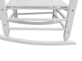 wooden porch rocker chair WHITE W49520603