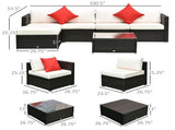 Pieces Patio Furniture Set 70972889