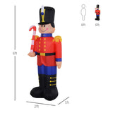 Inflatable Nutcracker Toy Soldier 13865643