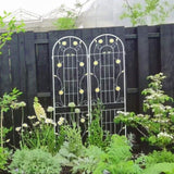 2 Pack Metal Garden Trellis 86.7" x 19.7" Rustproof Trellis for Climbing Plants Outdoor Flower W1586135960