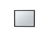 Medicine Cabinet 21.1" H, 1 Door, 4 Shelves, 1 Mirror, Black B097P250885