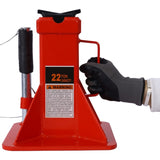 Heavy Duty Pin Type Professional Car Jack Stand with Lock, 22 Ton Capacity, Red, 1 Pair W465110077