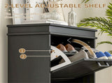 Shoe Storage Cabinet-Black 01088751