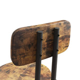 Bar table, equipped with 2 bar stools , with backrest and partition W57868881