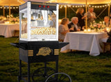 12oz Commercial Popcorn Machine with Cart, 3 Control Buttons Electric Popcorn Maker, Comes with 3 W2841P392621