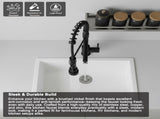 Kitchen Faucet with Pull Down Sprayer, Touch On Single Handle 2- Function Stainless Steel Spring 11278760