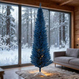 Pencil Christmas Tree,Decorated Christmas Tree with Realistic Branch Tips and Plastic Stand 98502928