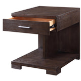 Walnut 1-drawer End Table B062P186490