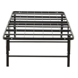 Metal Mattress Foundation Bed Frame, Twin Size Bed Base for Kids Room, Guest Room, Black B011P208248
