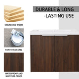 Bathroom Cabinet With Sink,Soft Close Doors,Float Mounting Design,24 Inch For Small W99952550