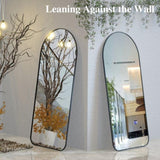 Arch Full Length Mirror 71"32" Big Full Body Mirror for Bedroom Oversized Floor Mirror Large W708P297677
