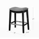 ZNTS Saddle Counter Stool B03548289