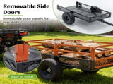 1500LBS Capacity 15 Cubic Feet Dump Cart Trailer, Heavy Duty Tow Behind Hauling & Dumping Wagon for 39189763
