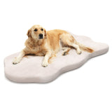 ZNTS 43 " Orthopedic Dog Bed for Large Dogs ﻿Beige 15259232