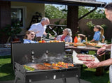 16.7x10x17.7in Portable Charcoal Grill Foldable BBQ Suitcase Grill Shelf For Outdoor Camping Picnics 77135778