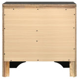 Black 2-drawer Nightstand with Hidden Jewelry Tray B062P145652