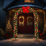 Christmas Artificial Tree Archway Decoration, Realistic PVC Holiday Tree Arch Frame for Outdoor 77879169