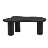 ON-TREND 44'' x 25.9'' Easy Assembly Cloud Coffee Table with 1.5'' Thick Tabletop, Cream Style N721P190395B