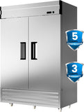 2 Door 49 Cu.Ft Commercial Refrigerator Dynamic Cooling OmniSmart Temperature Control 3341 W1192P248456