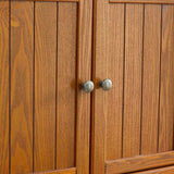 72.4" Tall Storage Cabinet Tall Storage Cabinet with 8 Doors and 4 Shelves ,Bookshelf Living Room, W2275P269080
