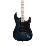 ZNTS GST Stylish Electric Guitar Kit with Black Pickguard Dark Blue 58863012