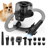 ZNTS Dog Grooming Kit, Pet Hair Vacuum and Dog Dryer 5 Pet Grooming Tools, 600w Dog Grooming Vacuum 44455592