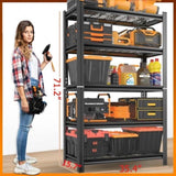 5-Layer Metal Storage Rack, Adjustable Height Storage Rack, 2000 Pound Load, Suitable For Garages, W1831P340330
