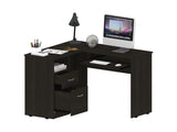 Raleigh L-Shaped Desk, Two Drawers, One Shelf, CPU Storage B128P148969