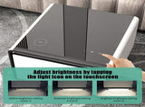 Modern Smart Side Table with Built-in Fridge, Wireless Charging, Temperature Control, Power Socket, W1172P178864