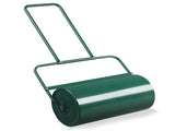 24in Lawn Roller Iron Cylindrical Garden North America Black 78420413