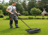 17-inch Lawn Aerator, Rolling Aerator Lawn Tool with T-shaped Handle, Heavy Duty Lawn Aerator Tool, 92045278