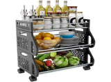 3-Tier Rolling Vegetable Fruit Basket Storage Cart 39585283