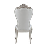 Cream and Golden Ivory Tufted Side Chairs B062P182713