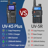 BAOFENG K5PLUS 10W Ham Radio Long Range Portable Handheld Walkie Talkies Long 81289137