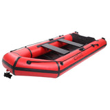 ZNTS Camping Survivals 10ft PVC 330kg Water Adult Assault Boat Red Black 44475478