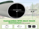 4Inch Green Angled Yard Drainage Pipe With Sloped Grate Yard Drain Emitter For Sump Pump Discharge 37903580