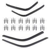 Front & Rear Fender Flares Extensions Set for Jeep Wrangler JL JLU l4 V6 18-24 89885511