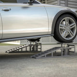 2 Pack Hydraulic Car Ramps 5T 11000lbs Low Profile Car Lift Service Ramps Truck Trailer 31204626