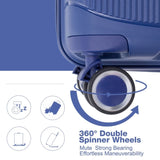 Expandable Hardshell Suitcase Double Spinner Wheels PP Luggage Sets Lightweight Durable Suitcase W284113622