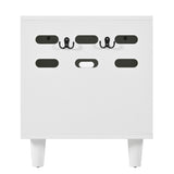 Furniture Style Cat Cabinet Cream white Cat litter box With Sisal scratching door Cat friendly N843P252373C