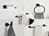6 6 Piece Stainless Steel Bathroom Towel Rack Set Wall Mount 22987998