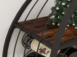 Sailboat Shaped Wine Cabinet Rack, 2 Piece Display Rack, Freestanding Wine Cabinet with Bottle W2167P221167