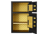 Large Double-door Coin-operated Safe,Digital Security Safe with Fireproof and Waterproof Bag,6.0 W1779P283321