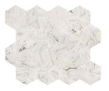 Hexagon Marble tile, White marble, natural marble,for wall and floor, polished marble tile, natural W1696P262341