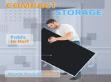 7*4ft Black Mid-Size Ping Pong Conversion Top Foldable & Portable Table Tennis Table Top for Indoor W1408P310184